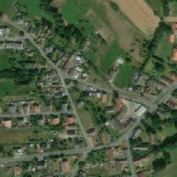 Satellite imagery of [Žinkovy] church t., CZ