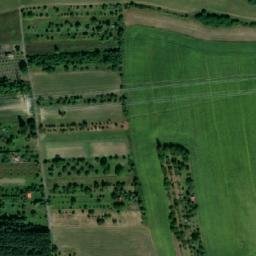 Satellite imagery of [Kelč] church t., CZ