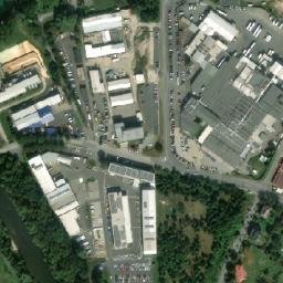 Satellite imagery of Municipal laundry and dry cleaning [Valašské Meziříčí-Krásno] factory chimney, CZ