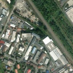Satellite imagery of Municipal laundry and dry cleaning [Valašské Meziříčí-Krásno] factory chimney, CZ