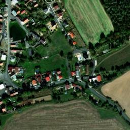 Satellite imagery of [Meclov-Třebnicec] church t., CZ