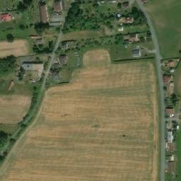 Satellite imagery of [Žinkovy] church t., CZ