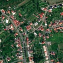 Satellite imagery of [Soběchleby] church t., CZ