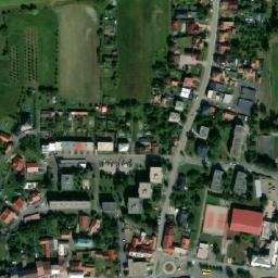 Satellite imagery of [Kelč] church t., CZ