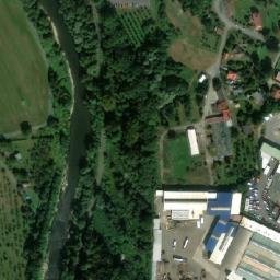Satellite imagery of Municipal laundry and dry cleaning [Valašské Meziříčí-Krásno] factory chimney, CZ