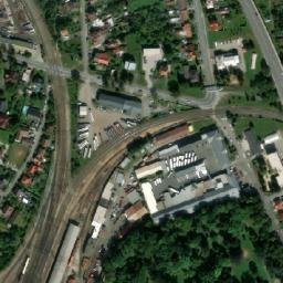 Satellite imagery of Municipal laundry and dry cleaning [Valašské Meziříčí-Krásno] factory chimney, CZ