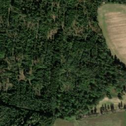 Satellite imagery of [Uzeničky] church t., CZ