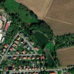 Satellite imagery of [Pacov] church t., CZ