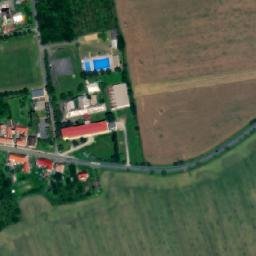 Satellite imagery of [Soběchleby] church t., CZ