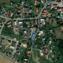 Satellite imagery of [Kelč] church t., CZ