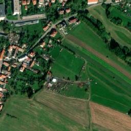 Satellite imagery of [Pacov] church t., CZ