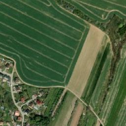 Satellite imagery of [Drnovice] church t., CZ