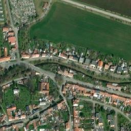 Satellite imagery of [Mostkovice] church t., CZ