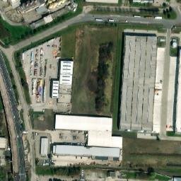 Satellite imagery of Alora [Prostějov] factory chimney, CZ