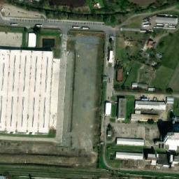 Satellite imagery of Alora [Prostějov] factory chimney, CZ