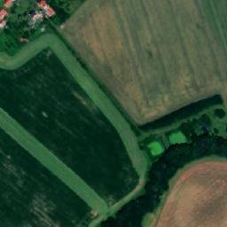 Satellite imagery of [Soběchleby] church t., CZ