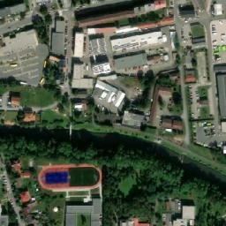 Satellite imagery of [Valašské Meziříčí-Krásno] former glass works chimney-2, CZ