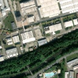 Satellite imagery of [Valašské Meziříčí-Krásno] former glass works chimney-2, CZ