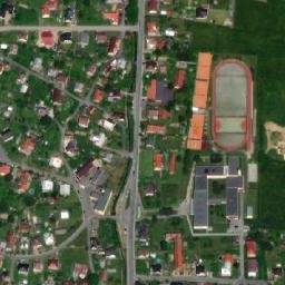 Satellite imagery of [Zubří] church t., CZ