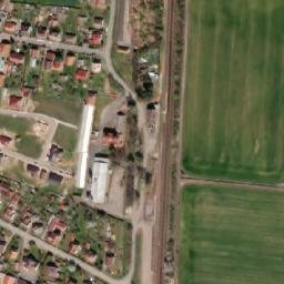 Satellite imagery of [Čimelice] church t., CZ