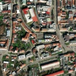Satellite imagery of [Prostějov] City hall t., CZ