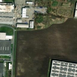 Satellite imagery of Alora [Prostějov] factory chimney, CZ