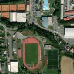 Satellite imagery of [Valašské Meziříčí-Krásno] former glass works chimney-2, CZ