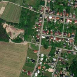 Satellite imagery of [Zubří] church t., CZ