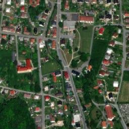 Satellite imagery of [Zubří] church t., CZ