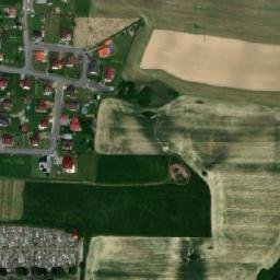 Satellite imagery of [Zubří] church t., CZ
