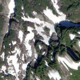 Satellite imagery of Cathedral Mountain, CA