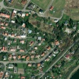 Satellite imagery of [Plumlov] church t., CZ