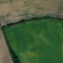 Satellite imagery of [Všechovice] church t., CZ