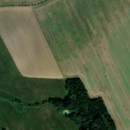Satellite imagery of [Všechovice] church t., CZ