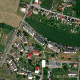 Satellite imagery of Gumárny [Zubří] factory chimney, CZ