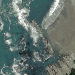 Satellite imagery of Split Cape, CA
