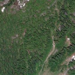 Satellite imagery of Cathedral Mountain, CA