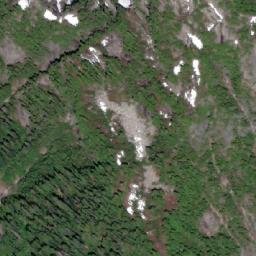 Satellite imagery of Cathedral Mountain, CA