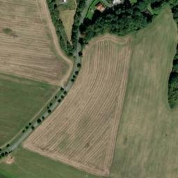 Satellite imagery of [Milavče] church t., CZ