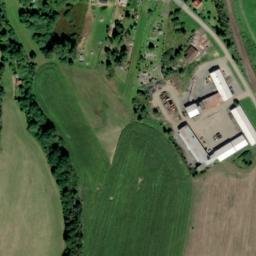 Satellite imagery of [Milavče] church t., CZ