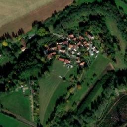 Satellite imagery of [Pošná] church t., CZ