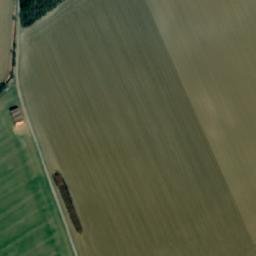 Satellite imagery of [Císařov] chapel sanctus t., CZ