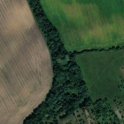 Satellite imagery of [Všechovice] church t., CZ