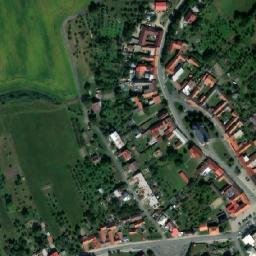 Satellite imagery of [Všechovice] church t., CZ