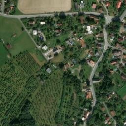 Satellite imagery of [Valašské Meziříčí-Hrachovec] chapel sanctus t., CZ