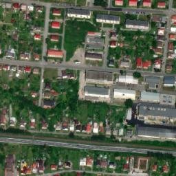 Satellite imagery of Gumárny [Zubří] factory chimney, CZ