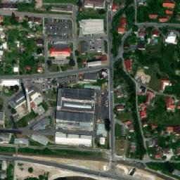 Satellite imagery of Gumárny [Zubří] factory chimney, CZ