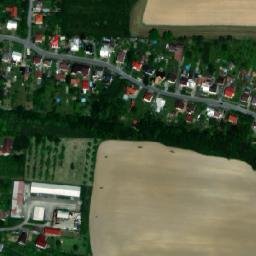 Satellite imagery of Gumárny [Zubří] factory chimney, CZ