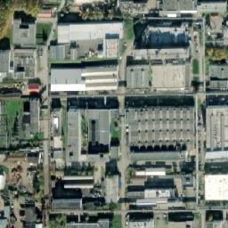 Satellite imagery of Tesla [Rožnov pod Radhoštěm] former electrotechnical factory chimney-1, CZ