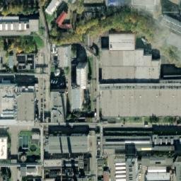 Satellite imagery of Tesla [Rožnov pod Radhoštěm] former electrotechnical factory chimney-1, CZ
